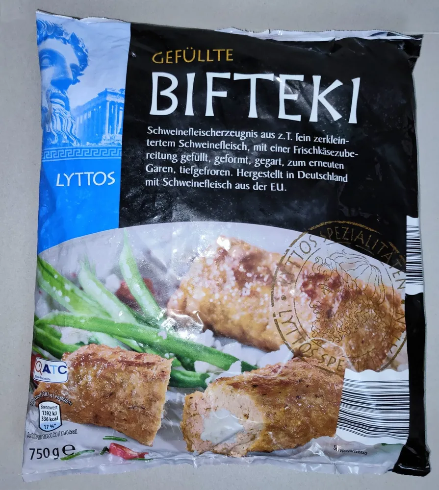 Gefüllte Bifteki