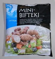 Gefüllte Mini-Bifteki