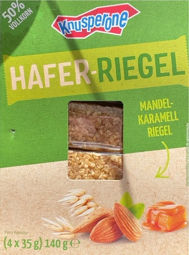 Hafer-Riegel Mandel-Karamell