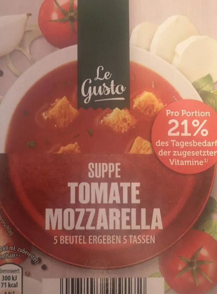 Suppe Tomate Mozzarella