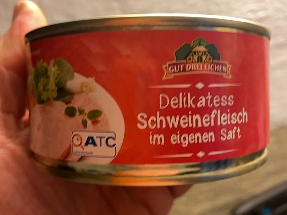 Delikatess Schweinefleisch im eigenen Saft