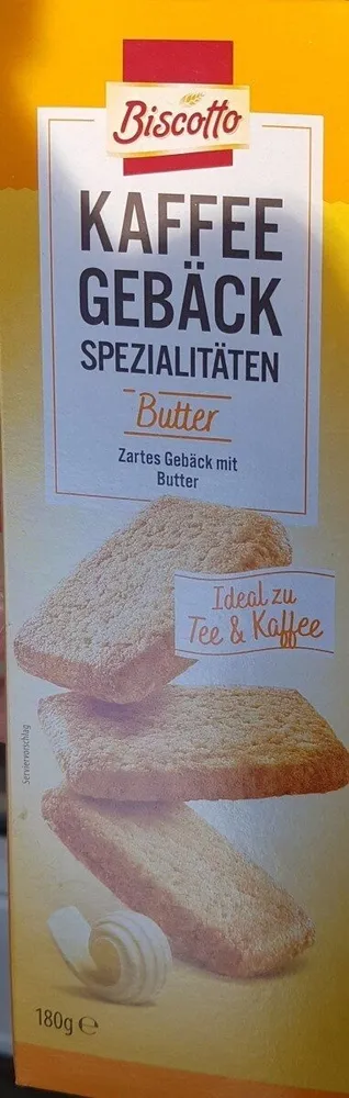 Kaffeegebäck-Spezialitäten - Butter