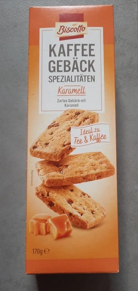 Kaffe Gebäck Spezialitäten Karamell