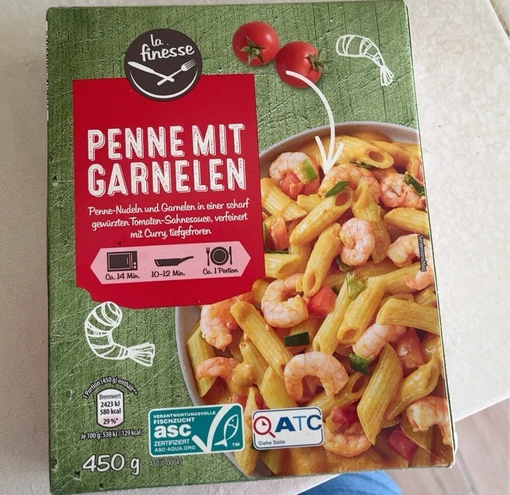 Penne mit garbelen