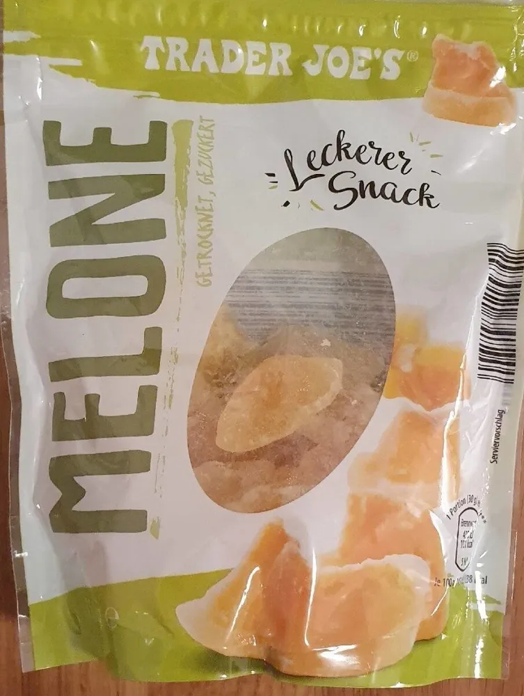 Melone, getrocknet, gezuckert