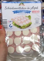Schinkenröllchen in aspik