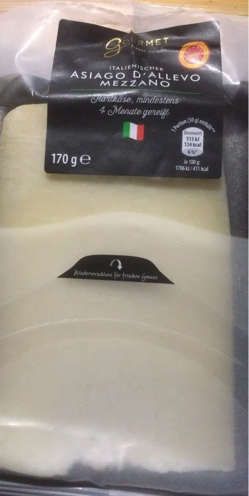 Hartkäse, Asiago D‘Allevo
