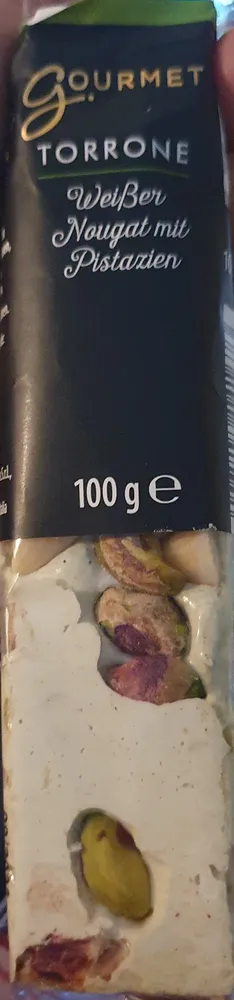 Torrone Weißer Nougat mit Pistazien