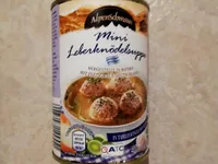 Minileberknödel-Suppe