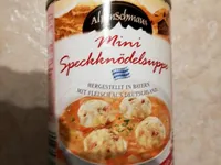 Minispeckknödel-Suppe