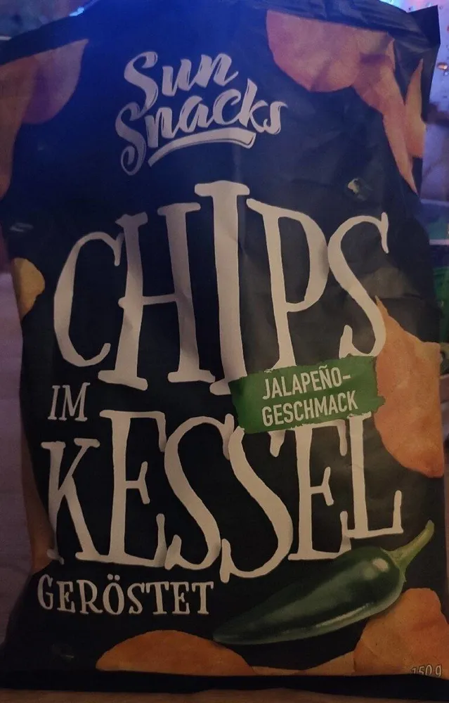 Chips im Kessel geröstet
