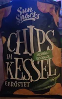 Chips im Kessel geröstet