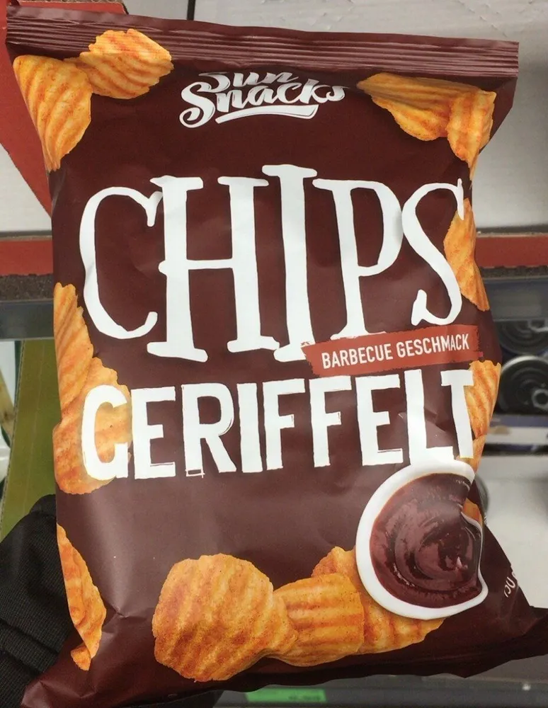 Chips Geriffelt BBQ