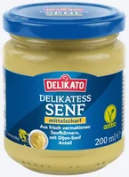 ALDI DELIKATO Delikatess Senf Mittelscharf 200ml