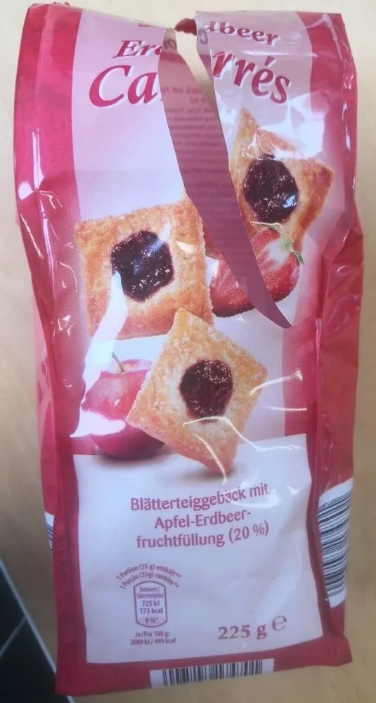 Erdbeer Carrés