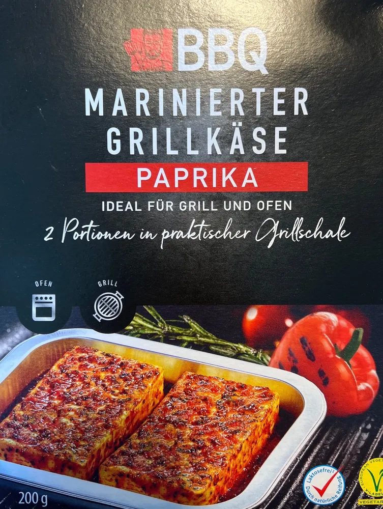 Marinierter Grillkäse Paprika