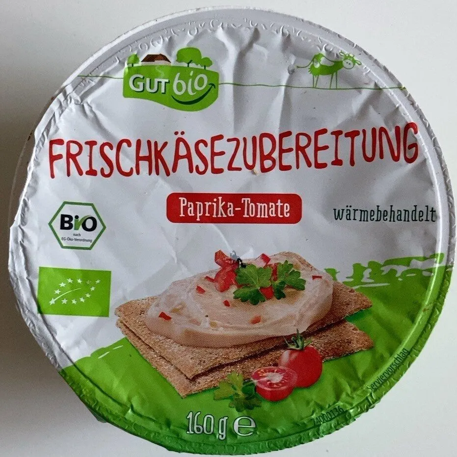 Frischkäsezubereitung
