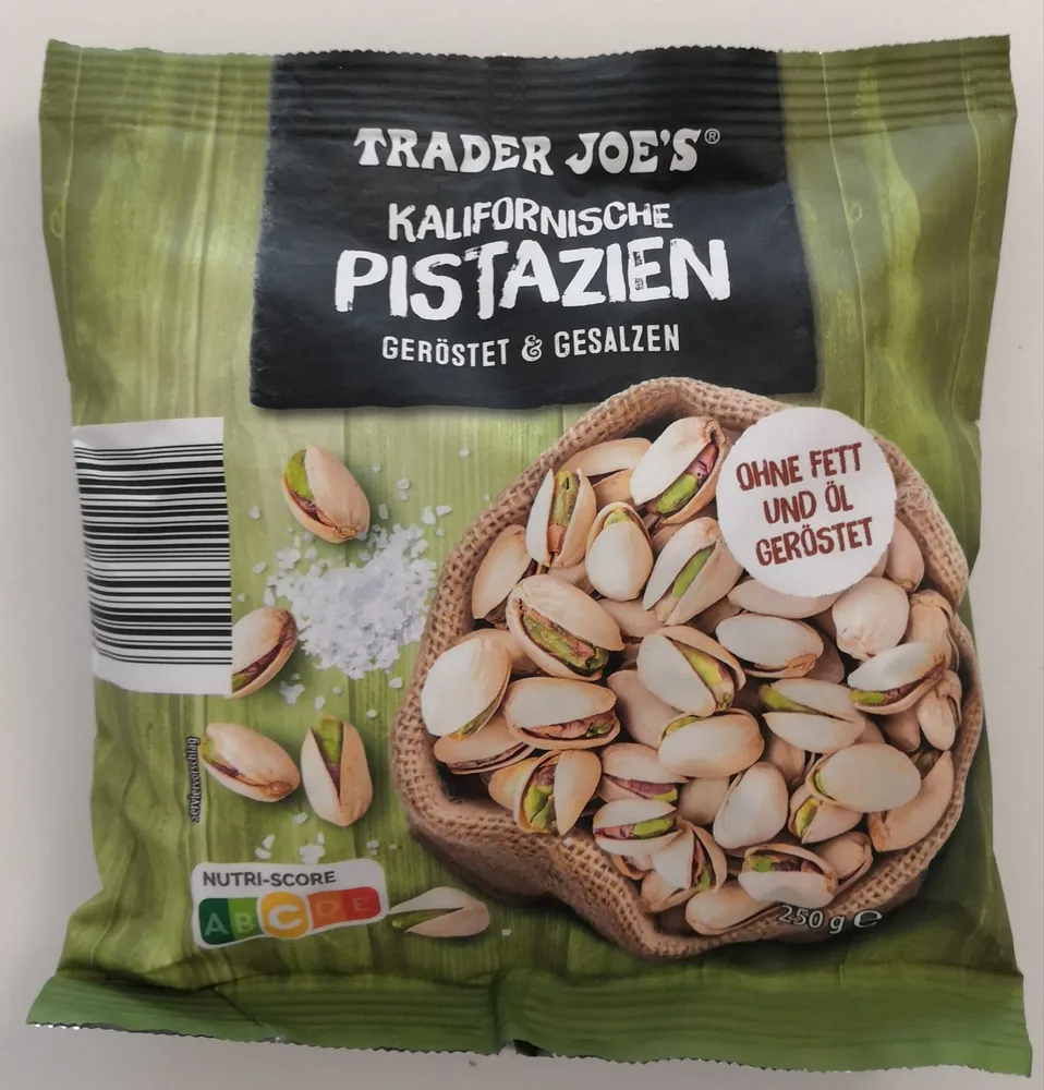 Kalifornische Pistazien, geröstet & gesalzen