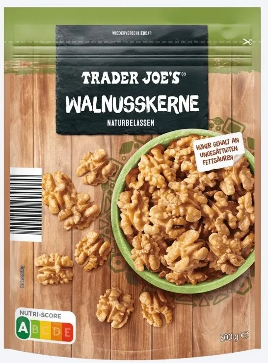 Walnusskerne naturbelassen