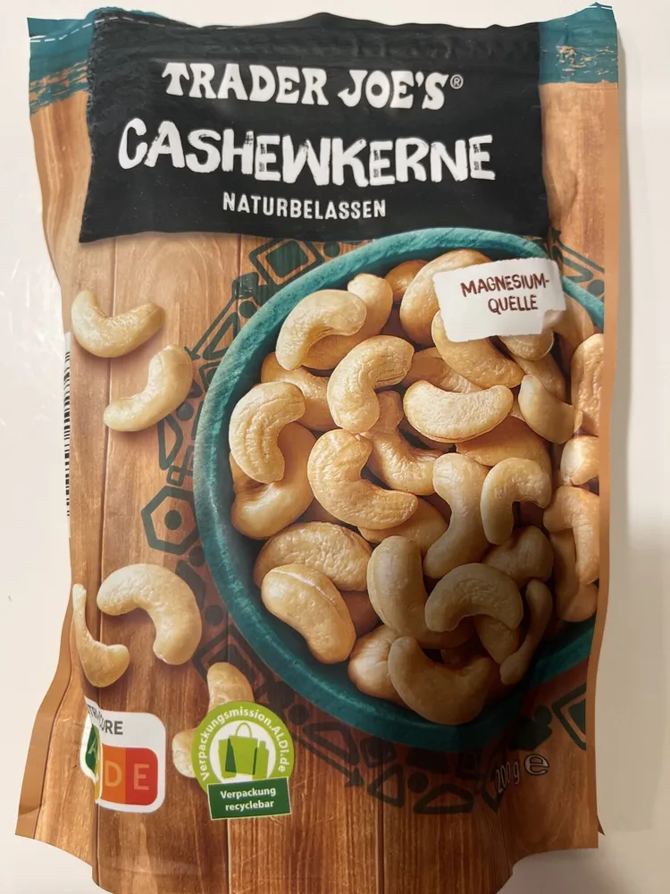 Cashewkerne, naturbelassen