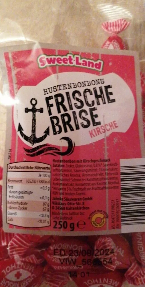 Hustenbonbons Frische Brise Kirsche