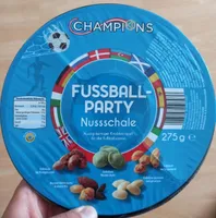 Nussschale Fussball-Party