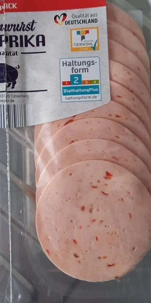 schinkenwurst mit Pap