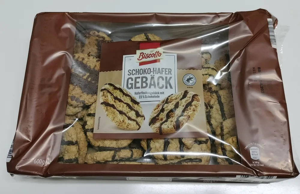 Schoko-Hafer Gebäck