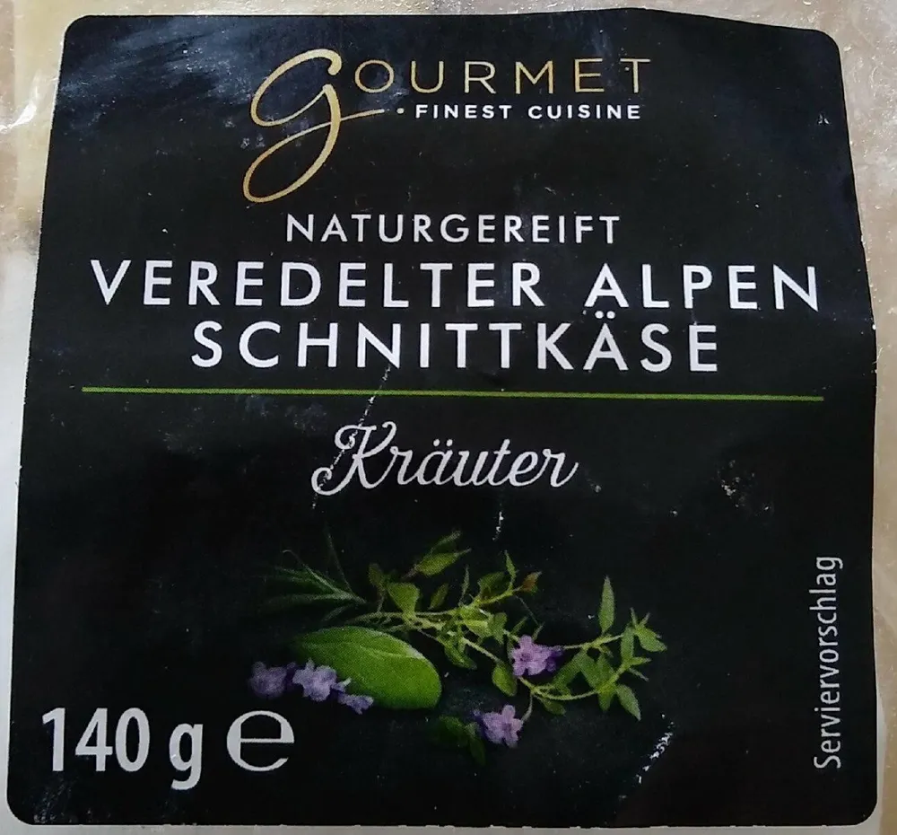 Veredelter Alpenschnittkäse, naturgereift