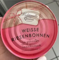 Weiße Riesenbohnen in pikanter Tomatensoße