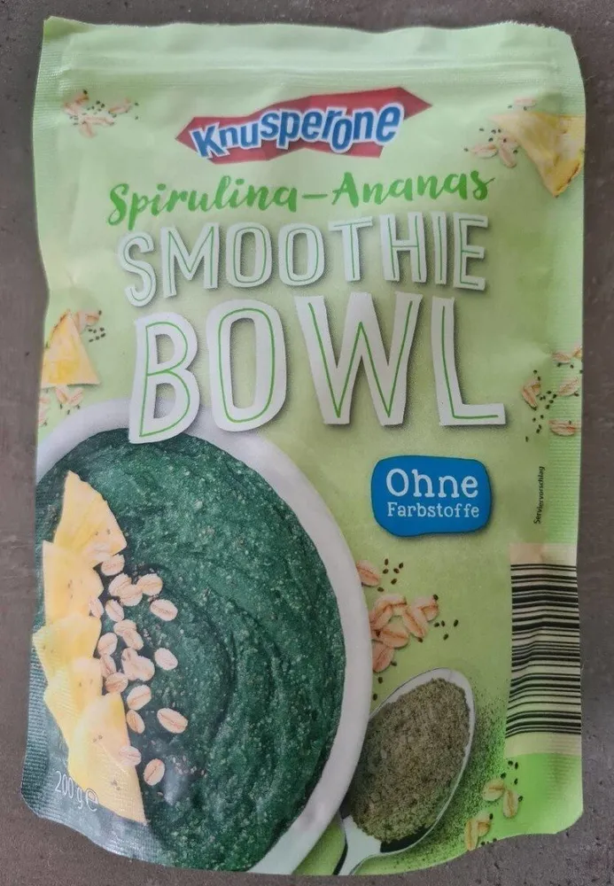 Spirulina-Ananas Smoothie Bowl