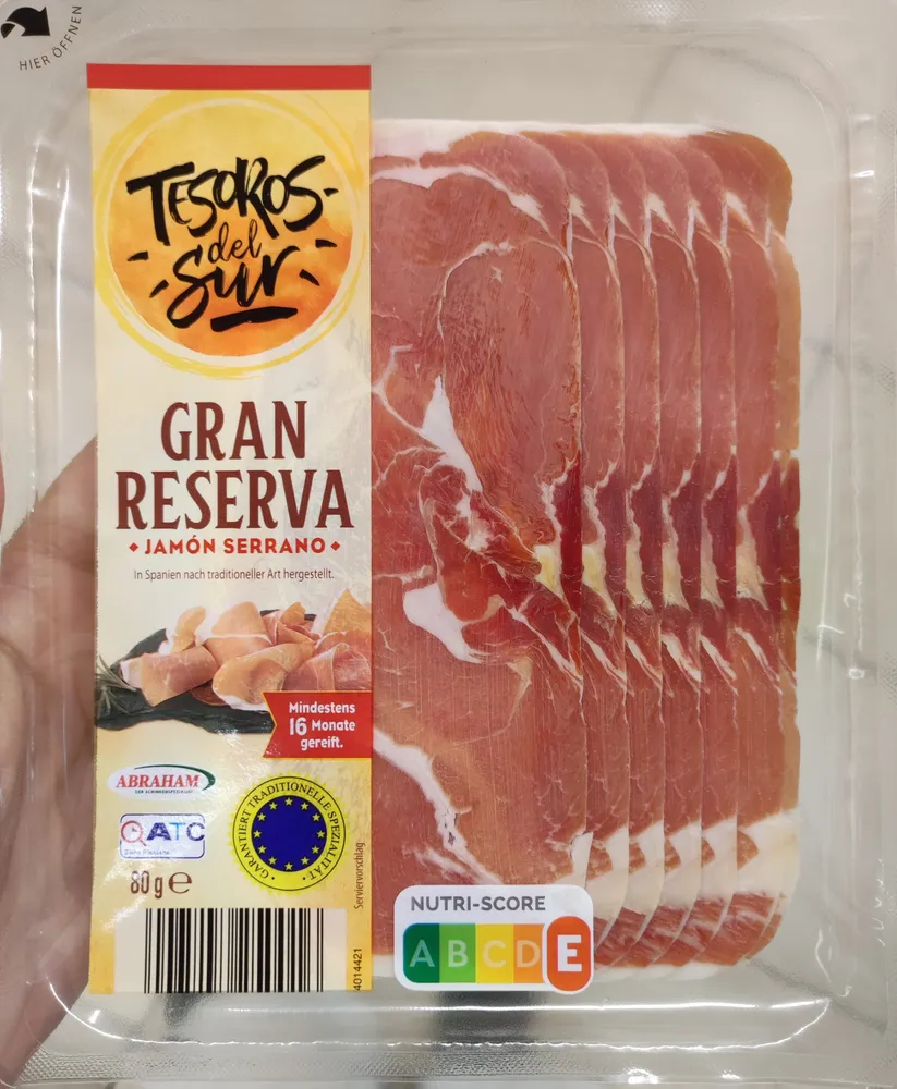 Gran Reserva Jamón Serrano 16 Monate