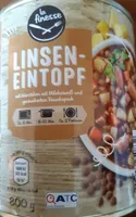 Linseneintopf mit Würstchen