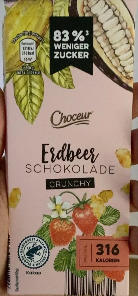 Erdbeer Schololade Crunchy