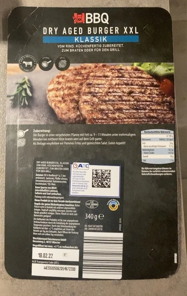 Dry Aged Burger XXL