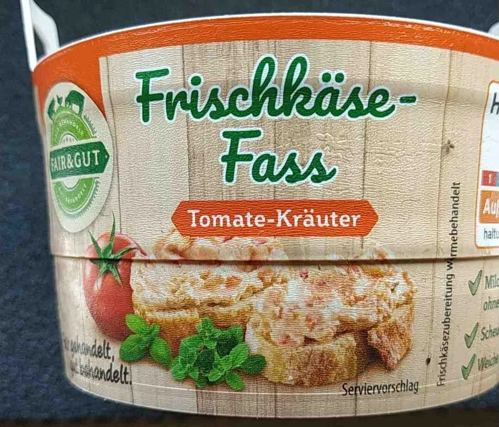 Frischkäse-Fass - Tomate-Kräuter