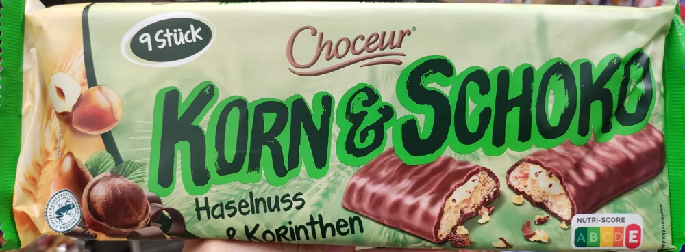 Korn & Schoko - Haselnuss & Korinthen