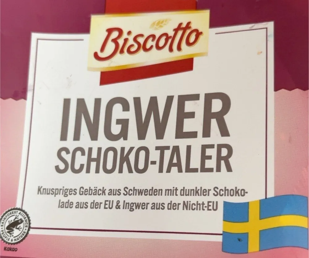 Ingwer Schoko-Taler