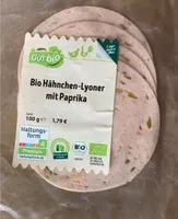 Bio Hähnchen-Lyoner mit Paprika
