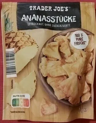 Getrocknete Ananas Stücke