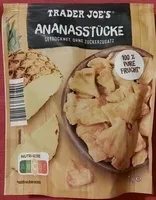 Getrocknete Ananas Stücke