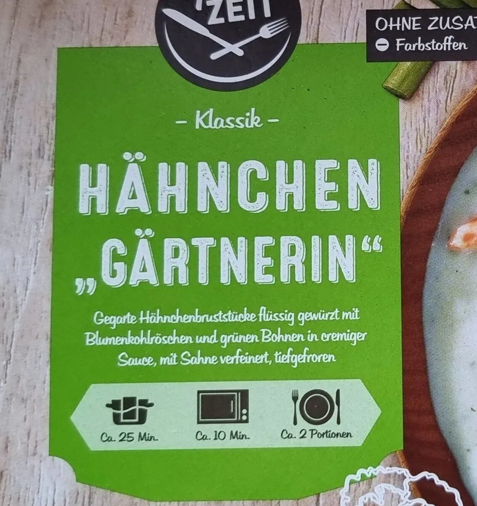 Hähnchen Gärtnerin