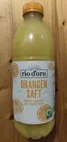 Orangen-Direktsaft mit Fruchtfleisch