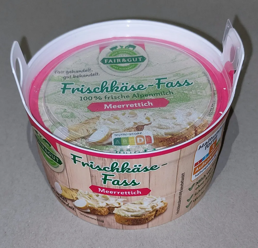 Frischkäse-Fass - Meerrettich