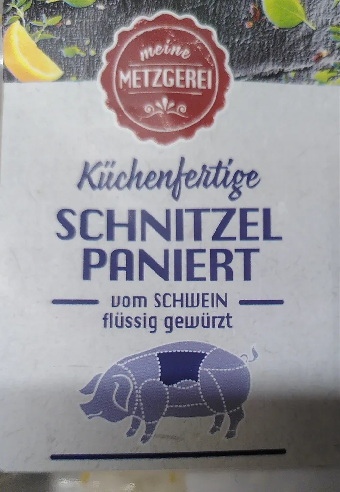 Küchenfertige Schnitzel paniert