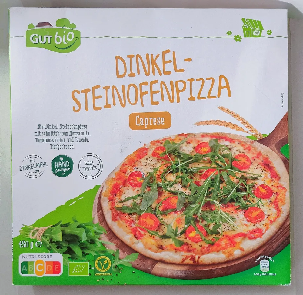 Bio-Dinkel-Steinofenpizza - Caprese