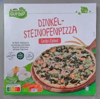 Bio-Dinkel-Steinofenpizza - Lachs-Spinat