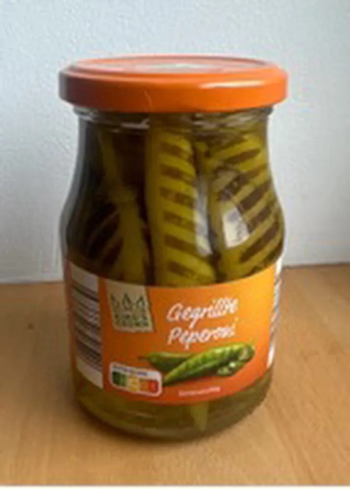 Gegrillte Peperoni