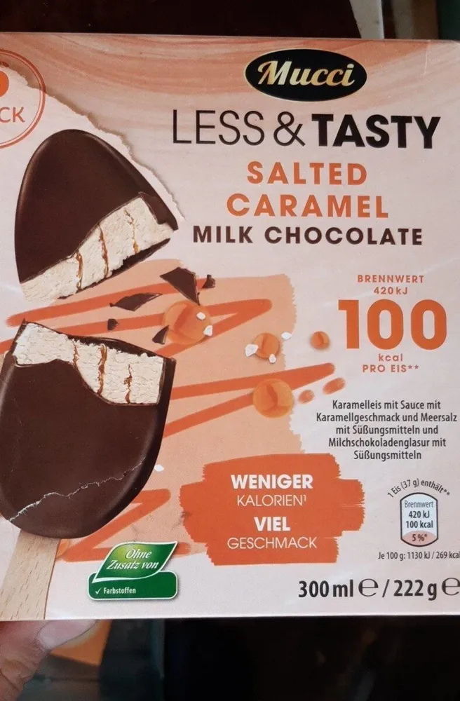 Less & Tasty - Salted Caramel Milk Chocolate
