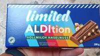 Schokolade Vollmilch-Haselnuss Limited Aldition